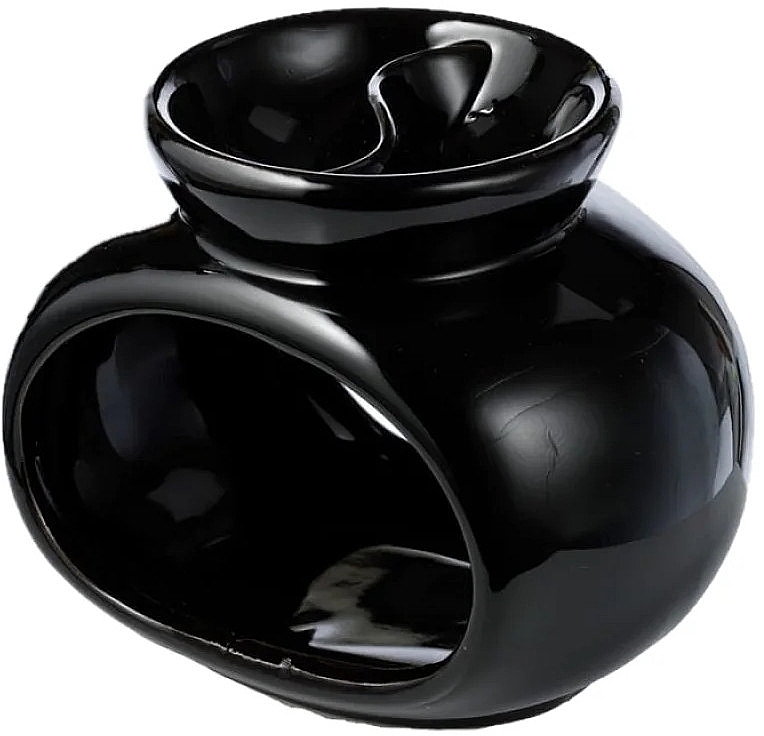 Aromalampe aus Keramik schwarz - Home Nature — Bild N1