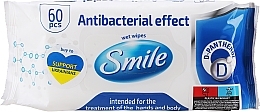 Düfte, Parfümerie und Kosmetik Antibakterielle Feuchttücher mit D-Panthenol 60 St. - Smile Ukraine Antibacterial
