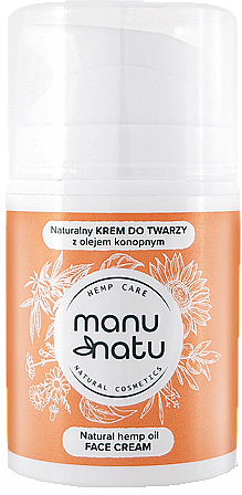 Regenerierende Gesichtscreme mit Hanföl - Manu Natu Natural Hemp Oil Face Cream — Bild N1