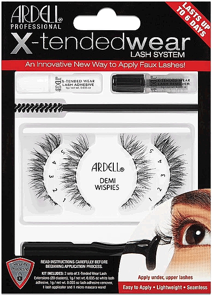 Künstliche Wimpern - Ardell X-tended Wear Lash Demi Wispies — Bild N1