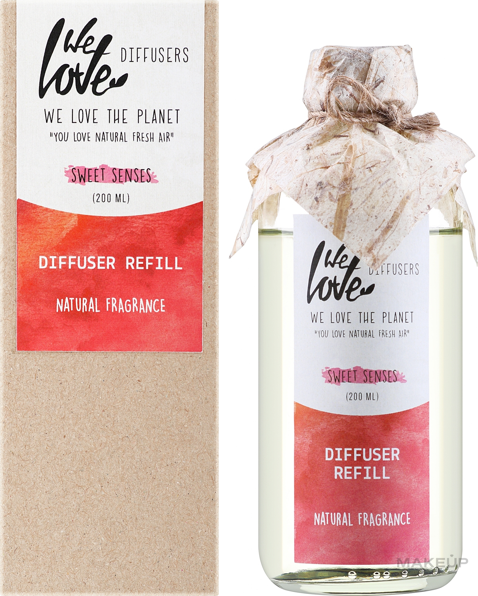 Nachfüller für Raumerfrischer Süße für die Sinne - We Love The Planet Sweet Senses Diffuser — Bild 200 ml