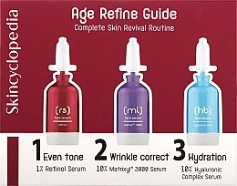 Düfte, Parfümerie und Kosmetik Gesichtspflegeset - Skincyclopedia Age Perfect Guide (Gesichtsserum 3x15ml)