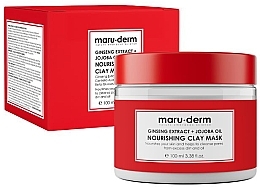 Düfte, Parfümerie und Kosmetik Maruderm Cosmetics Nourishing Clay Mask  - Ton-Gesichtsmaske mit Ginseng-Extrakt