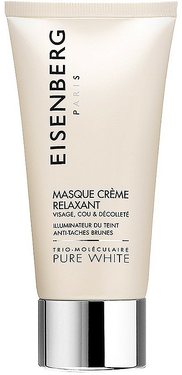 Entspannende Depigmentierungsmaske für Gesicht, Hals und Dekolleté - Jose Eisenberg Pure White Relaxing Creamy Mask — Bild N1