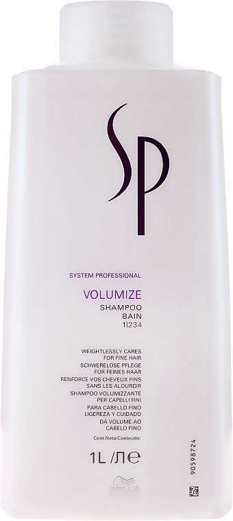 Volumen-Shampoo für feines Haar - Wella Professionals Wella SP Volumize Shampoo — Bild N3
