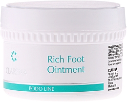 Düfte, Parfümerie und Kosmetik Fußsalbe mit pflanzlichem Harz - Clarena Podo Rich Foot Ointment