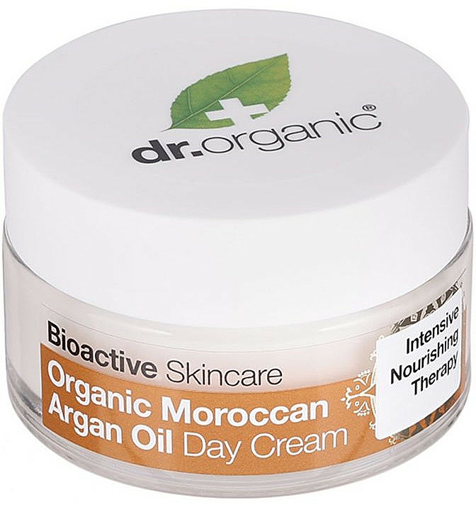 Pflegende Tagescreme mit marokkanischem Arganöl - Dr. Organic Bioactive Skincare Organic Moroccan Argan Oil Day Cream — Bild N1