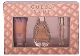 Düfte, Parfümerie und Kosmetik Guess Dare - Duftset (Eau de Toilette/100ml + Eau de Toilette/15ml + Körperlotion/200ml)