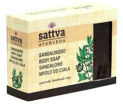 Sanfte Glycerinseife für den Körper Sandalwood - Sattva Hand Made Soap Sandalwood — Bild N1