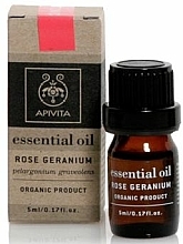 Düfte, Parfümerie und Kosmetik Ätherisches Rosengeranienöl - Apivita Aromatherapy Organic Geranium Oil