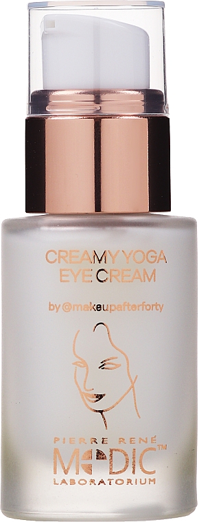 Nährende Anti-Falten Augencreme mit Sheabutter, Koffein und Hyaluronsäure - Pierre Rene Creamy Yoga Eye Cream — Bild N1