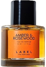 Label Amber & Rosewood - Eau de Parfum — Bild N1