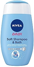 Düfte, Parfümerie und Kosmetik 2in1 Shampoo und Badeschaum - Nivea Baby Soft Shampoo & Bath