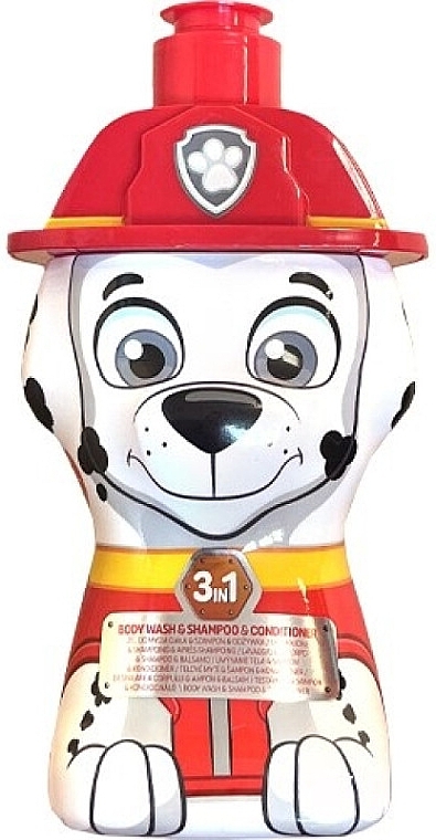 3in1 Shampoo, Duschgel und Conditioner Sky Marshall  - Air-Val International Paw Patrol Marshall Body Wash & Shampoo & Conditioner  — Bild N1