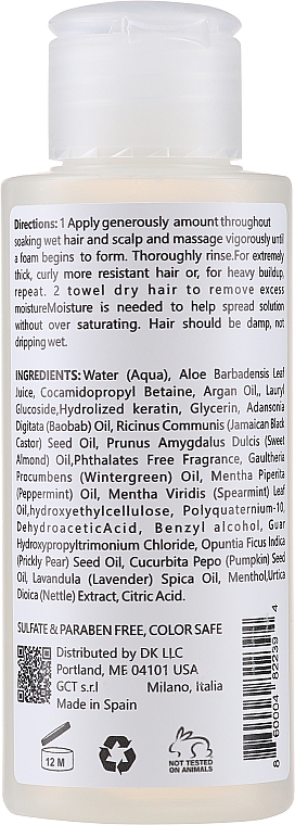 Reinigendes Shampoo mit Keratin und Arganöl - Encanto Clarifying Shampoo Enriched With Keratin And Argan Oil — Bild N2