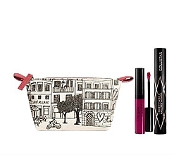 Düfte, Parfümerie und Kosmetik Collistar Kit Mascara Impeccabile (Mascara 14ml + Lipgloss 7ml + Kosmetiktasche) - Make-up Set