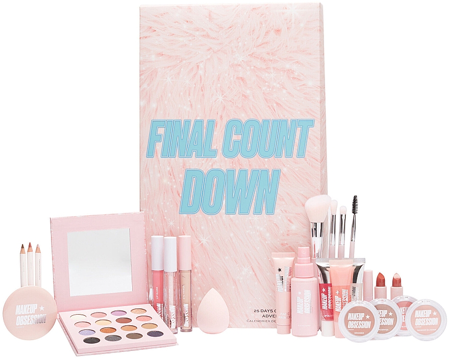 Geschenkset zum Schminken 24 St. - Makeup Obsession Final Count Down Advent Calendar — Bild N1