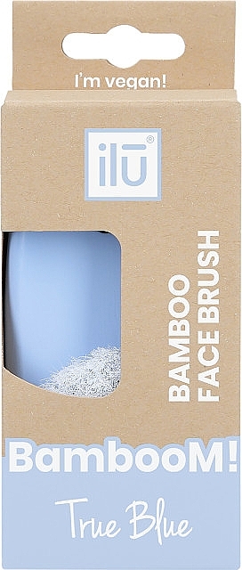 Gesichtsbürste blau - Ilu Bamboo Face Brush — Bild N2