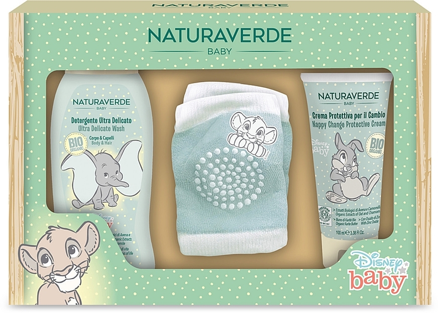 Set - Naturaverde Baby Disney Gift Set (b/wash/200ml + nappy/cr/100ml + knee pads) — Bild N1