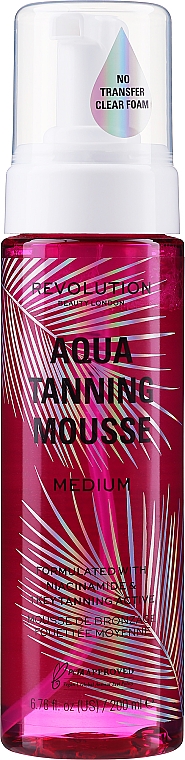 Bräunungsmousse - Makeup Revolution Beauty Aqua Tanning Mousse — Bild N1
