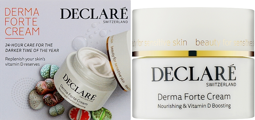 Pflegende Gesichtscreme mit Vitamin D - Declare Derma Forte Cream Nourishing & Vitamin D Boosting — Bild N2