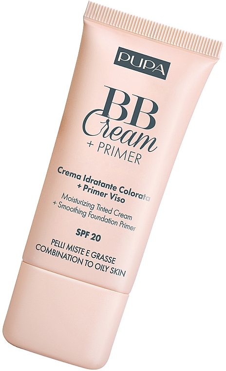 BB-Creme + Gesichtsprimer - Pupa BB Cream+Primer Combination To Oily Skin SPF20 — Bild N1