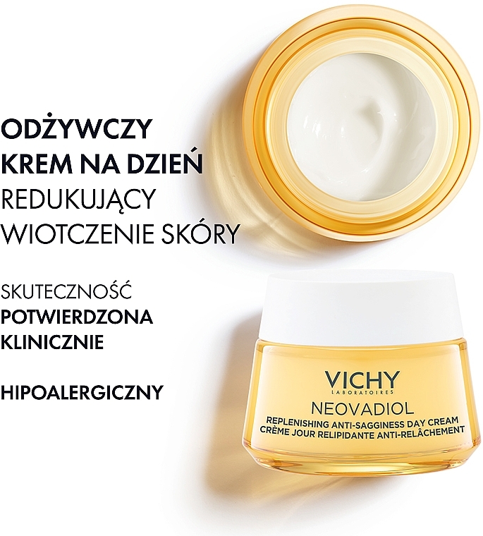 Regenerierende Lifting-Tagescreme gegen Erschlaffung für die Haut nach der Menopause - Vichy Neovadiol Replenishing Anti-Sagginess Day Cream — Bild N6