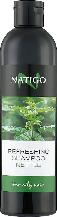Erfrischendes Shampoo für fettiges Haar Brennnessel - Natigo Refreshing Shampoo — Bild N2