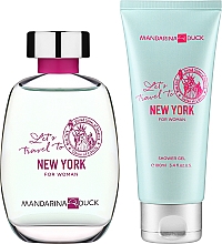 Mandarina Duck Let's Travel To New York For Woman - Duftset (Eau de Toilette 100ml + Duschgel 100ml) — Bild N2