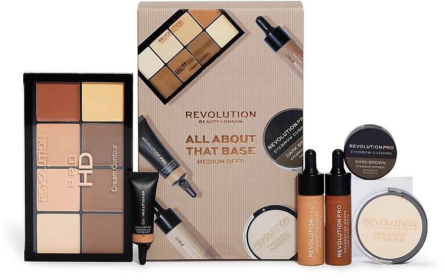 Make-up Set 6 St. - Revolution Pro Beauty All About That Base Box Medium-Deep — Bild N1
