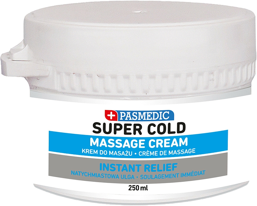 Intensiv kühlende Massagecreme für den Körper - Pasmedic Super Cold Massage Cream — Bild N1