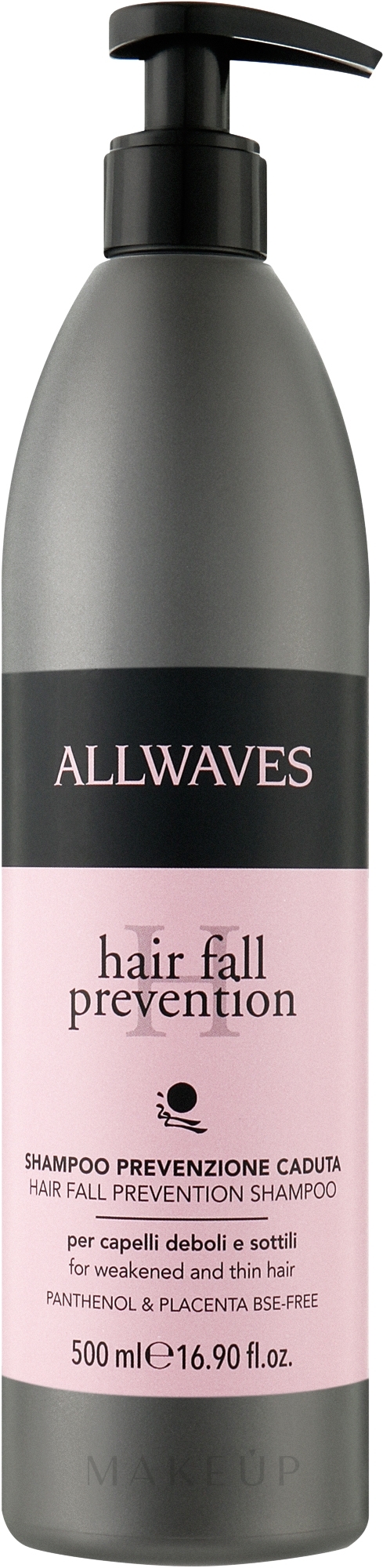 Keratin Shampoo gegen Haarausfall - Allwaves Placenta Hair Loss Prevention Shampoo  — Bild 500 ml
