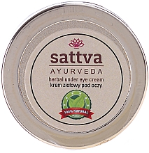Kräutercreme für die Augenpartie - Sattva Ayurveda Under Eye Cream — Bild N2