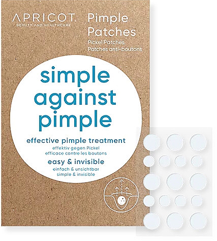 Gesichtspatches gegen Pickel - Apricot Simple Against Pimple Patches — Bild N1