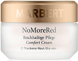 Düfte, Parfümerie und Kosmetik Reichhaltige beruhigende und regenerierende Gesichtscreme gegen Rötungen für trockene Haut - Marbert Anti-Redness Care NoMoreRed Comfort Cream