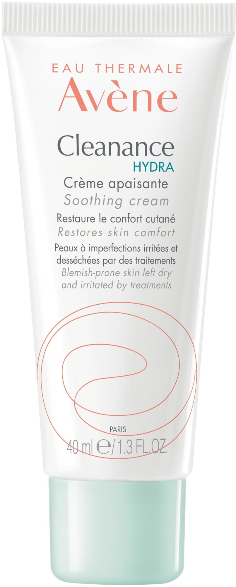 Beruhigende Gesichtscreme für problematische Haut während der systemischen Aknebehandlung - Avene Cleance Hydra Soothing Cream — Bild 40 ml