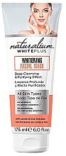 Aufhellende Gesichtsmaske mit Zitronen- und Kiwi-Extrakt - Naturalium White Plus Whitening Facial Mask — Bild N1