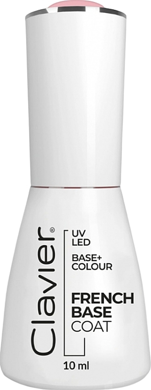 Farbige Hybrid-Nagelbasis - Clavier French Base Coat  — Bild N1