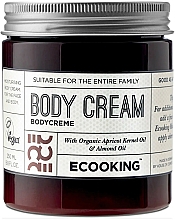 Düfte, Parfümerie und Kosmetik Feuchtigkeitsspendende Körpercreme mit Mandel- und Aprikosenkernöl - Ecooking Body Cream