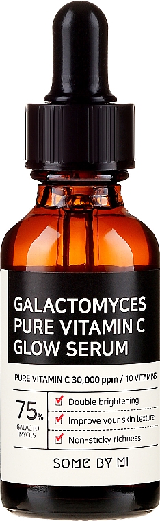 Feuchtigkeitsspendendes und glättendes Gesichtsserum mit Vitamin C - Some By Mi Galactomyces Pure Vitamin C Glow Serum — Foto N2