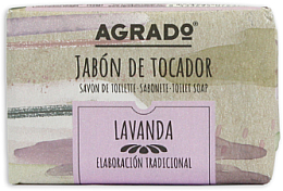 Düfte, Parfümerie und Kosmetik Handseife mit Lavendelduft - Agrado Hand Soap Bar Lavender