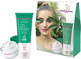 Düfte, Parfümerie und Kosmetik Gesichtspflegeset - Dermacol Cannabis Set (Gesichtsmaske 50ml + Gesichtscreme 50ml)