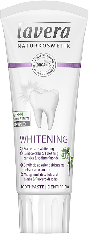 Aufhellende Zahnpasta - Lavera Whitening Toothpaste — Bild N1