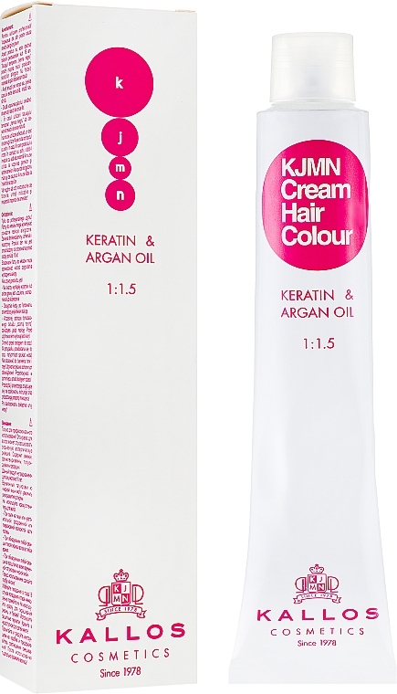 Professionelle Cremehaarfarbe mit Keratin und Arganöl - Kallos Cosmetics Cream Hair Colour — Foto N2