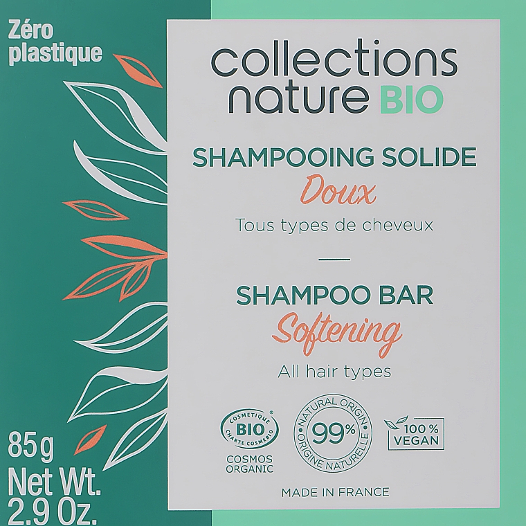 Festes feuchtigkeitsspendendes Shampoo - Eugene Perma Collections Nature Bio Organic Solid Shampoo — Bild N1