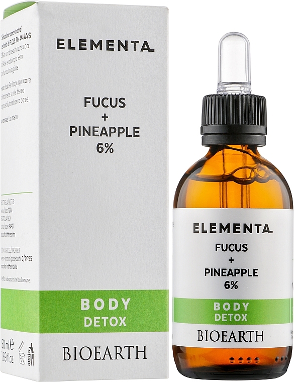 Körperserum Fucus und Ananas 6% - Bioearth Elementa Fucus Pibeapple 6%  — Bild N2