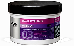 Düfte, Parfümerie und Kosmetik Volumen-Haarmaske mit Hyalronsäure - Kayan Professional Hyaluron Hair Mask