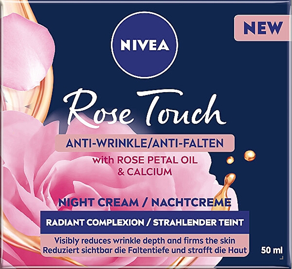 Anti-Falten Nachtcreme - Nivea Rose Touch Anti-Wrinkle Night Cream — Bild N5