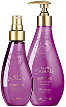 Set - Avon Encanto Inspiring (lotion/250ml + spray/100ml) — Bild N1