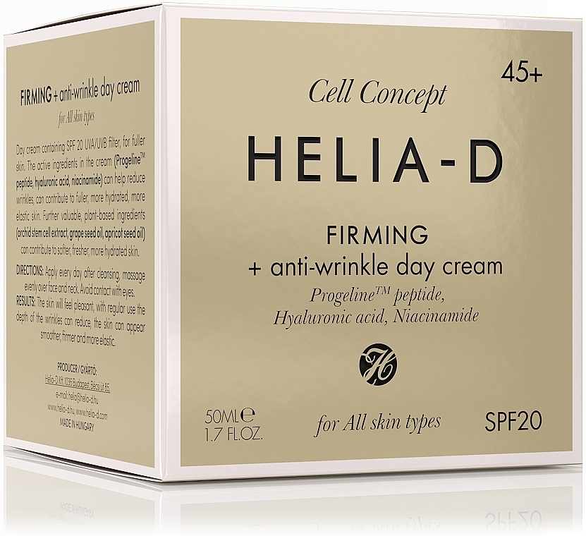 Anti-Falten Tagescreme für das Gesicht 45+ - Helia-D Cell Concept Cream — Bild N9